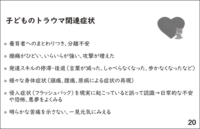 スライド20.トラウマ関連症状