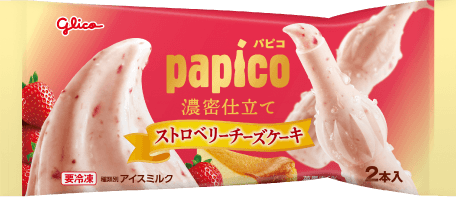 パピコ 濃密仕立て ストロベリーチーズケーキ